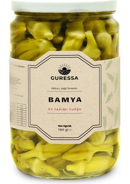 Bamya Turşusu 780 Gr Doğal Ev Yapımı