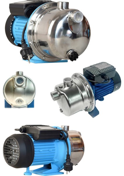 Tam Bakır Sargı ve Metal Dişli Pervane Sistemli Paslanmaz Jet Motor 1hp Motor Gücü Çelik Gövde fiyatları