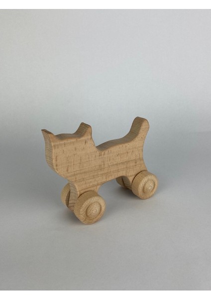 Ahşap Oyuncak Kedi