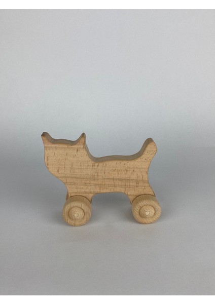 Ahşap Oyuncak Kedi