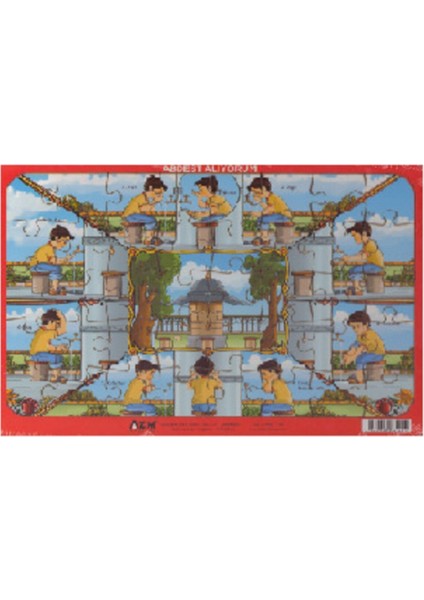 Ahşap Puzzle Abdest Alıyorum