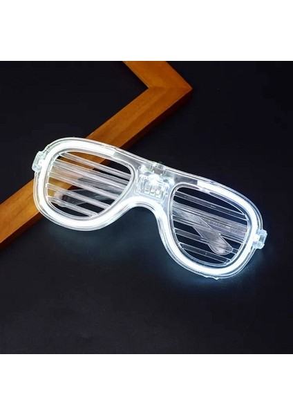 LED Işıklı Gözlük Işıklı Yılbaşı Parti Gözlüğü 5 Li Set Mavi Kırmızı Pembe Yeşil Beyaz LED Işıklı fırsatları