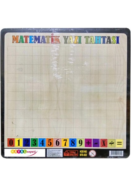 Ahşap Tutmalı Bul Tak Yapboz Sayılar