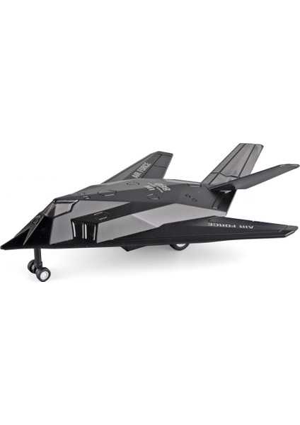 F-297.18CM Night Eagle Attacker Model" Siyah Askeri Uçak (Yurt Dışından)