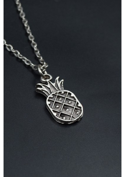 Ananas Düz Zincir Kolye