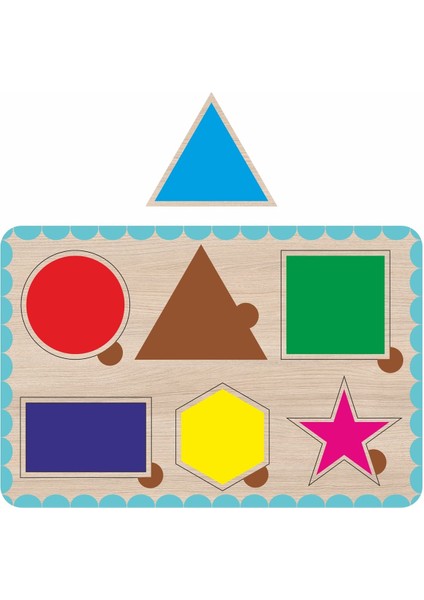 Eğitici ahşap geometrik şekiller puzzle, çocuklar için eğlenceli öğrenme oyunu fiyatları
