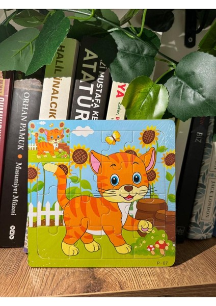 3'lü Ahşap Montessori Yapboz Seti, Renkli ve Eğitici Oyunlar, 3+ Yaş modelleri