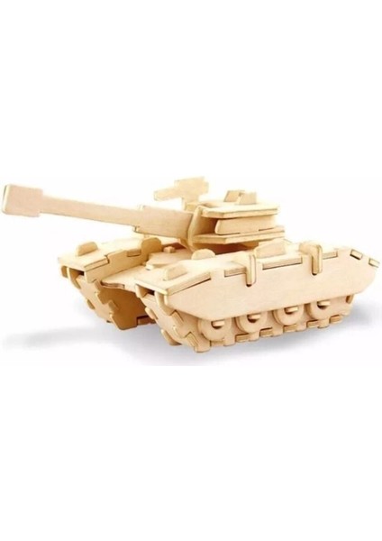 3D Ahşap Maket - 3D Tank Maketi