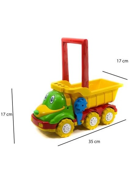Oyuncak Kamyon Sevimli Köpek Kamyon 35 cm