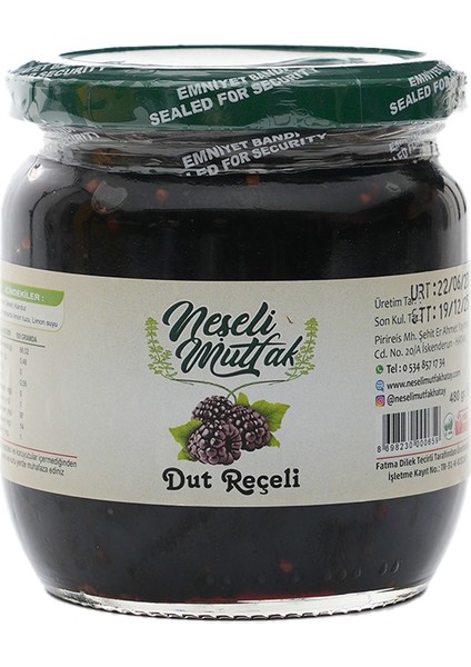Doğal Karadut Reçeli 480 gr