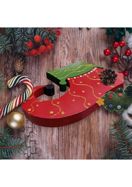 Elf Noel Ayakkabısı Şeklinde Sunumluk - Yılbaşı, Noel, Özel Etkinlik, Sunumluk fiyatları