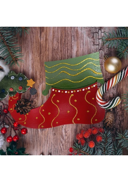 Elf Noel Ayakkabısı Şeklinde Sunumluk - Yılbaşı, Noel, Özel Etkinlik, Sunumluk fırsatları