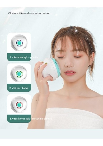 Elektrikli Banyo Masaj Fırçası + 5 Fırça Başlığı (Yurt Dışından) fiyatları