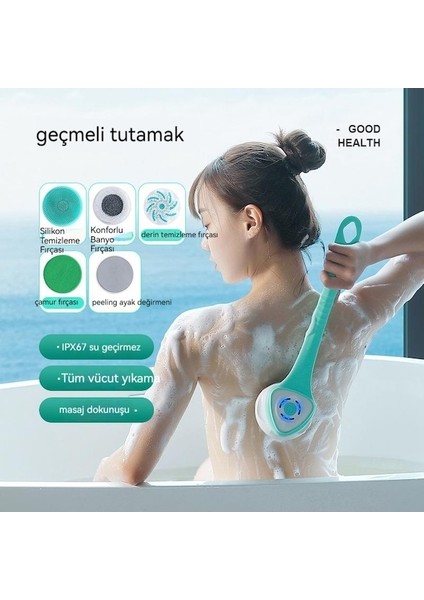 Elektrikli Banyo Masaj Fırçası + 5 Fırça Başlığı (Yurt Dışından) indirimleri