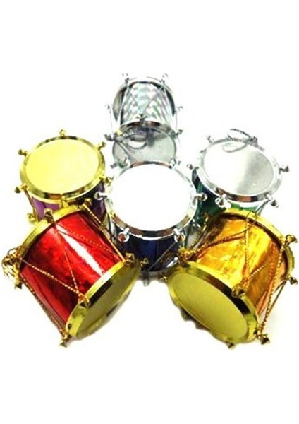 Yılbaşı Ağaç Süsü 2 cm Davul Süs 9'lu Karışık Renk Trampet Süs fiyatları