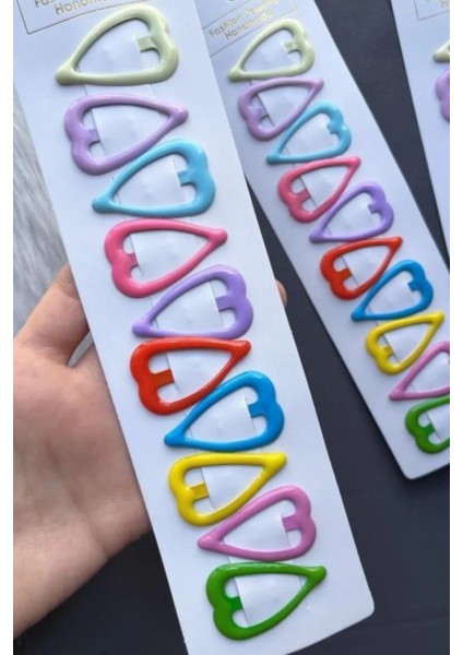 Kalpli Çıtçıtlı Toka Seti 10 Adet