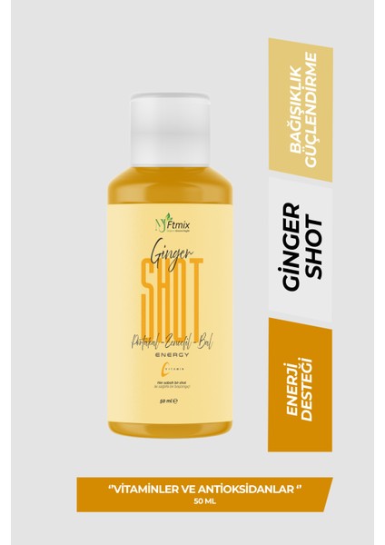 Ginger Shot Energy 10 Adet 50 ml