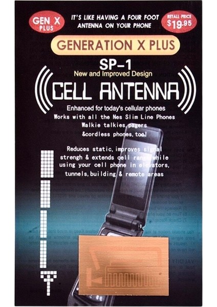 Cep Telefonu Sinyal Arttırıcı - Dahili Anten Yükseltici - Radyasyon Azaltıcı
