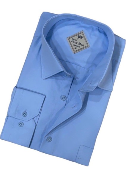 Kışlık Pamuklu Oxford Uzun Kollu Erkek Gömlek (Regular Kalıp) fiyatları