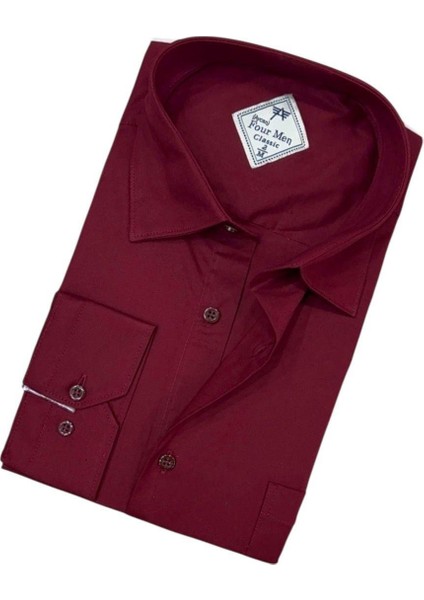 Kışlık Pamuklu Oxford Uzun Kollu Erkek Gömlek (Regular Kalıp) fiyatları