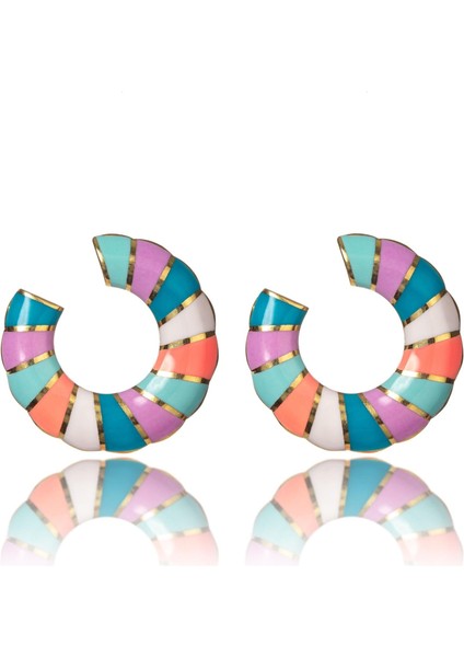 Sugar Hoop Gümüş Küpe