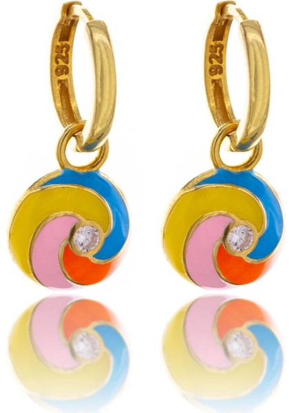 Lolipop Gümüş Küpe