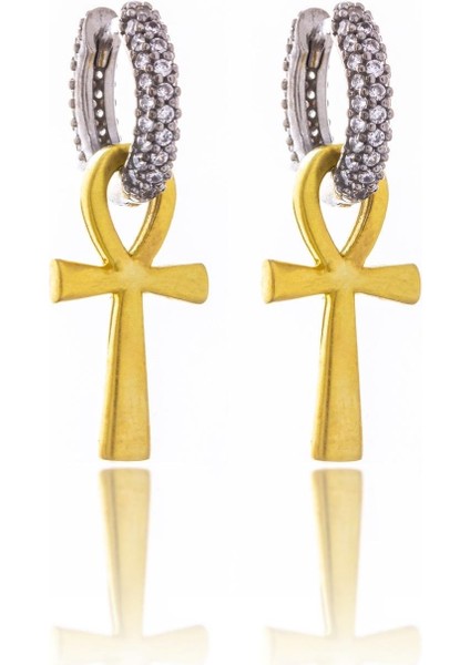 Nil'in Anahtarı Gümüş Küpe