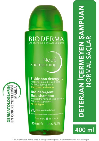 Smooth Hair - Node Fluid Shampoo Detergent-Free Hair Care Shampoo 400 ML-PSSN965