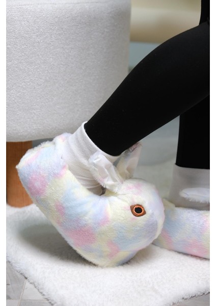 Earna Tavşan Model Şişme Peluş Kadın Panduf indirimleri