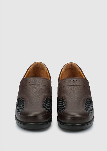 Kahve Deri Kadın Ayakkabı modelleri