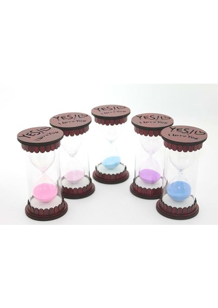 Ahşap Kumsaati Dekoratif Hediyelik