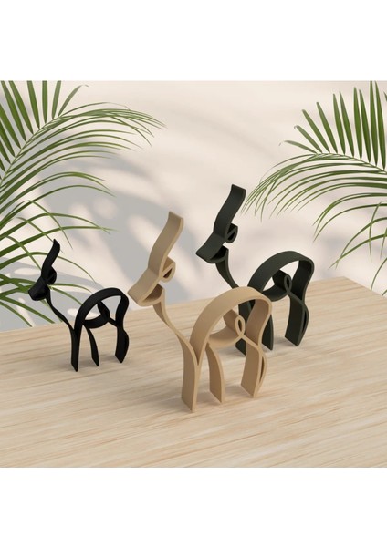 3 Adet Yılbaşı Geyik Figürü fiyatları