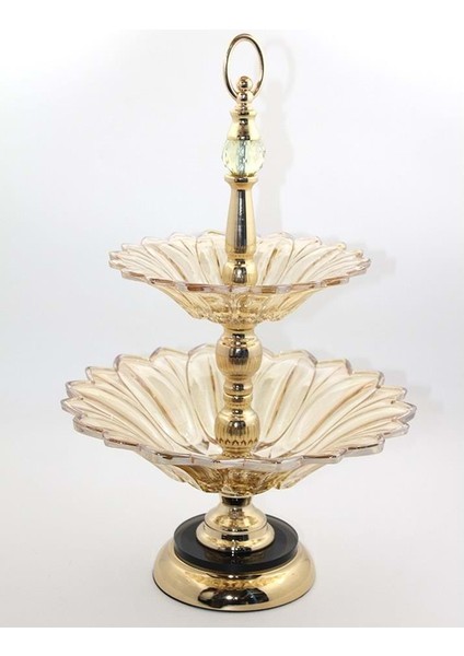 2 Katlı Cam Şekerlik