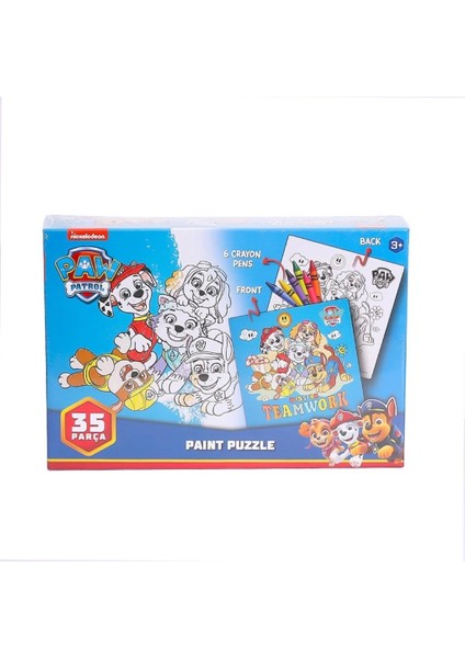 PW7930 Paw Patrol Boyamalı Puzzle -Laço