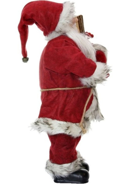 Yılbaşı Noel Baba Figür 30CM Odunlu fırsatları