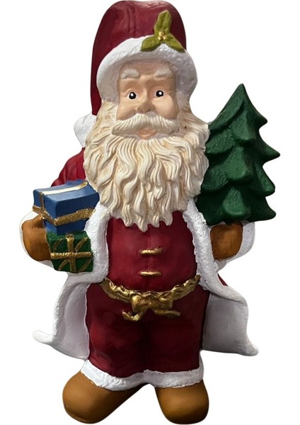 Hediyeli Çam Ağaçlı Noel Baba Biblo HS497-3