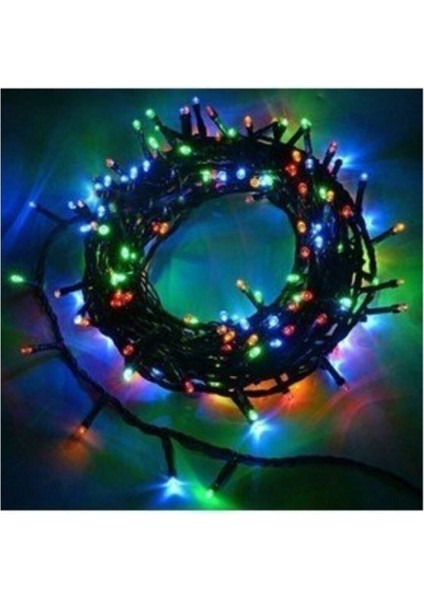10MT Rgb 100 LED Fişli Noel Parti Yılbaşı Ağaç Dekoratif Aydınlatma Lambası Animasyonlu Süsleme fiyatları