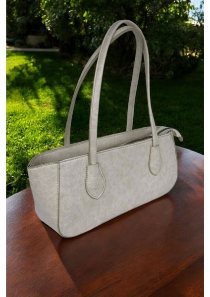 Vanilia Vizon Cilt Retro Pinterest Kadın Omuz Çantası