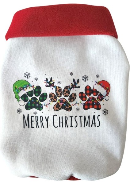 Tekno Trust Kedi Köpek Kıyafeti Yılbaşı Noel Sweatshirt