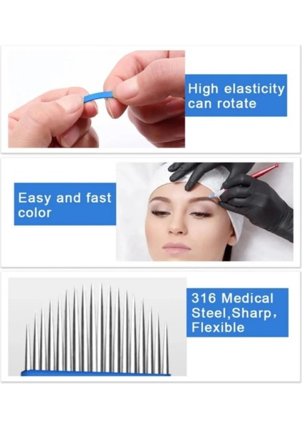 Microblading Uygulama Iğnesi 10 Adet / 0.18 12CF