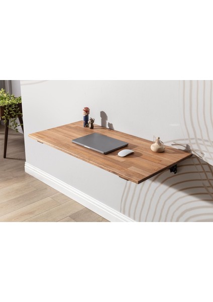 El Yapımı Doğal Kayın-Duvara Monte Katlanır Masa Mutfak Balkon Masası Laptop Çalışma MASASI40 x 80 fiyatları