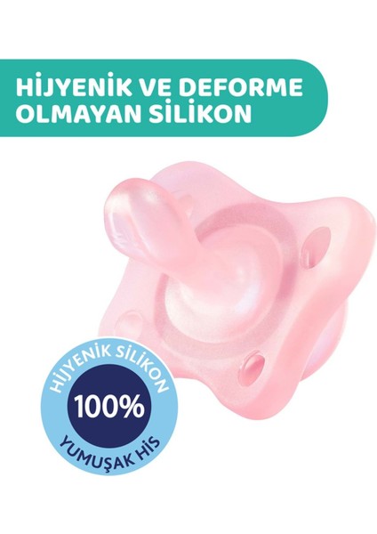 PhysioForma Mini Soft 2'li Emzik 2-6 Ay Kız