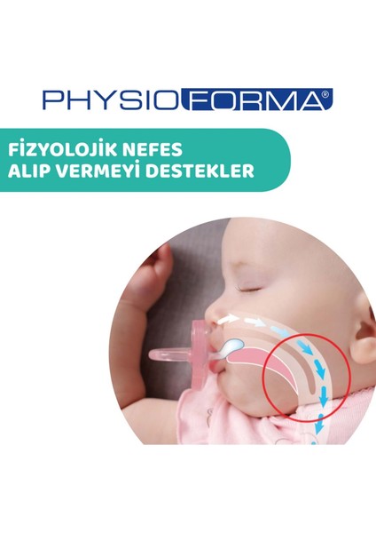 PhysioForma Mini Soft 2'li Emzik 2-6 Ay Kız