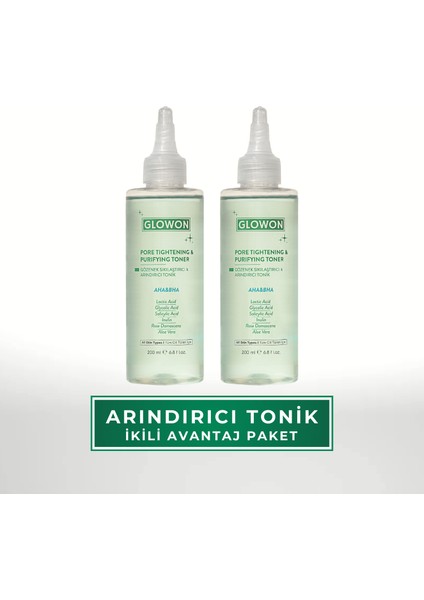 GÖZENEK SIKILAŞTIRICI VE ARINDIRICI TONİK AVANTAJ İKİLİ PAKET
