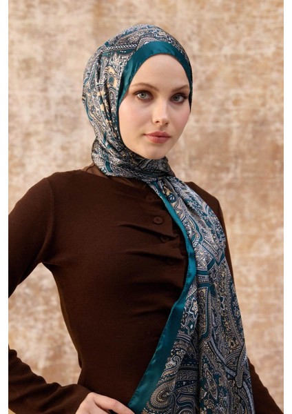 Petrol Hint Vual Şal - 5003-05