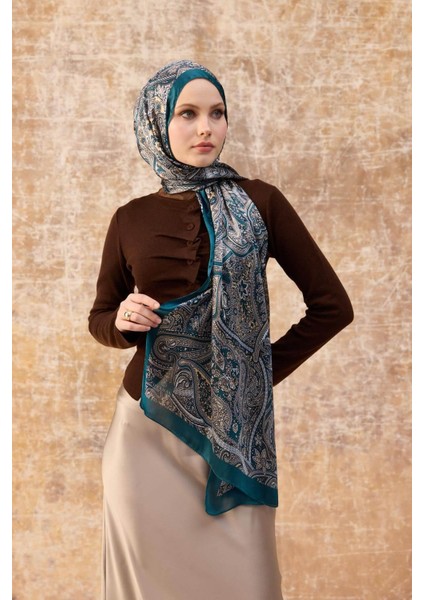 Petrol Hint Vual Şal - 5003-05 fiyatları