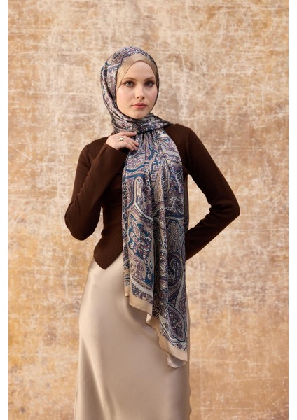 Camel Hint Vual Şal - 5003-15