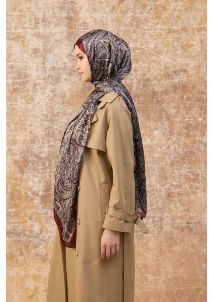 Bordo Hint Vual Şal - 5003-02 modelleri