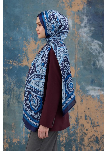 Mavi Hint Vual Şal - 5004-01 modelleri