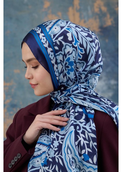 Mavi Hint Vual Şal - 5004-01 fırsatları